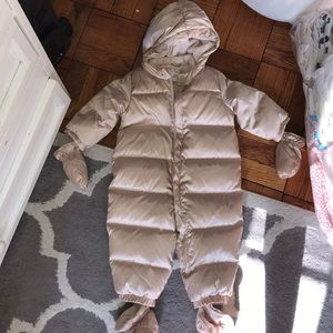 Baby gap infant down snowsuit